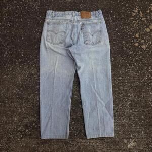 Vintage 90s Levi 505 orange tabs